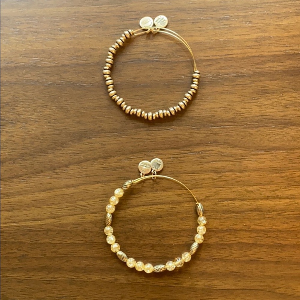 Alex and Ani Gold Bangle Set